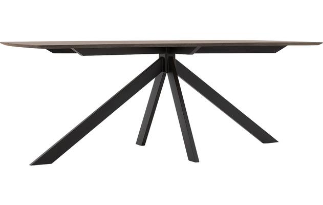 Goossens excellent eettafel uniek donker bruin eiken - 8221248-03