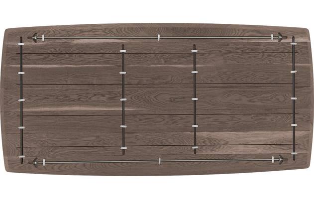 Goossens excellent eettafel uniek donker bruin eiken - 8221248-07