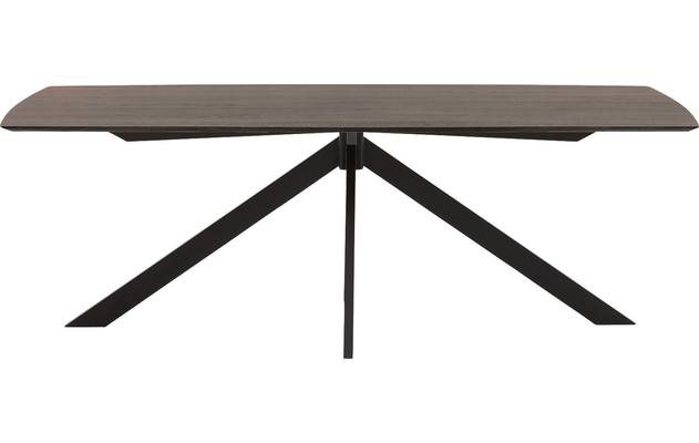 Goossens excellent eettafel uniek donker bruin eiken - 8221249-02