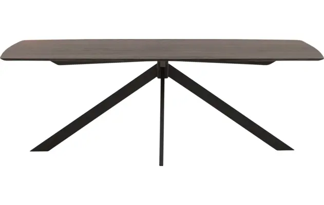 Goossens excellent eettafel uniek donker bruin eiken - 8221249-02