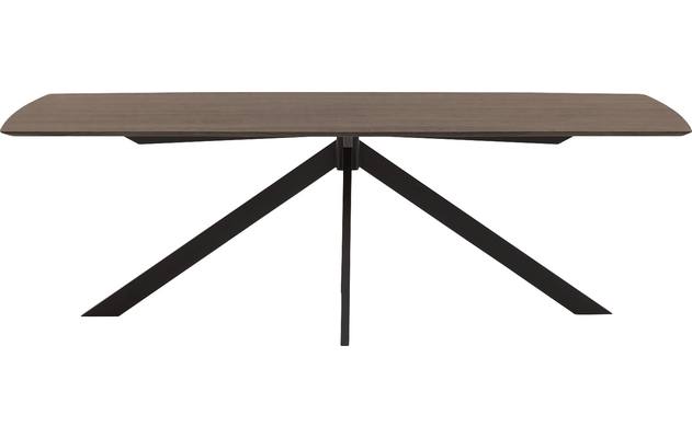 Goossens excellent eettafel uniek donker bruin eiken - 8221250-02