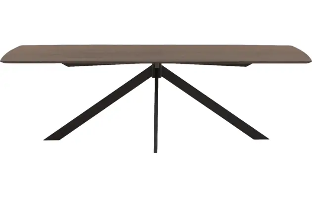 Goossens excellent eettafel uniek donker bruin eiken - 8221251-02