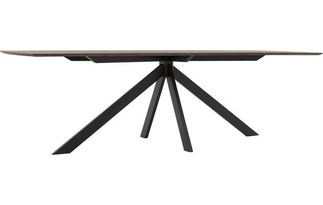 Goossens excellent eettafel uniek donker bruin eiken - 8221251-03
