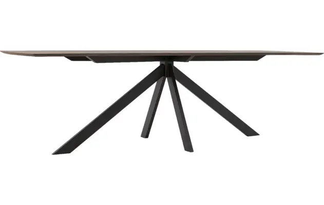 Goossens excellent eettafel uniek donker bruin eiken - 8221251-03