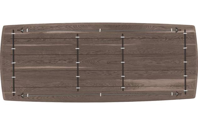 Goossens excellent eettafel uniek donker bruin eiken - 8221251-06