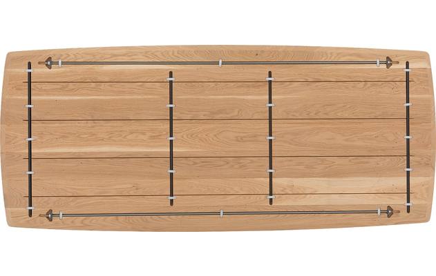 Goossens excellent eettafel uniek blank eiken - 8221264-08