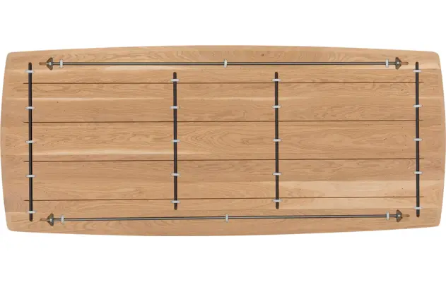 Goossens excellent eettafel uniek blank eiken - 8221264-08