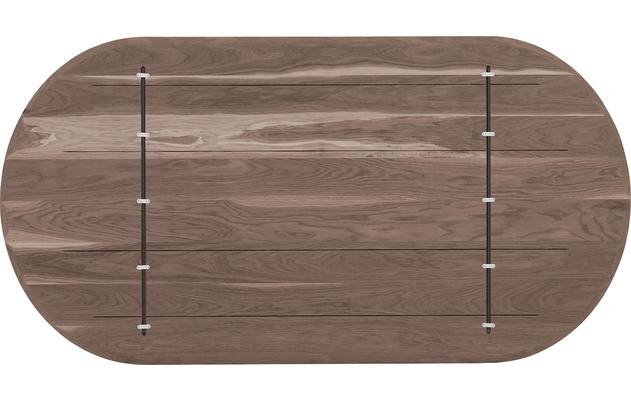 Goossens excellent eettafel uniek donker bruin eiken - 8221304-08