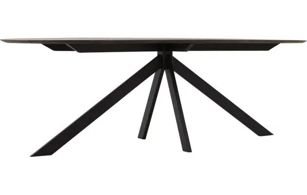 Goossens excellent eettafel uniek donker bruin eiken - 8221305-04