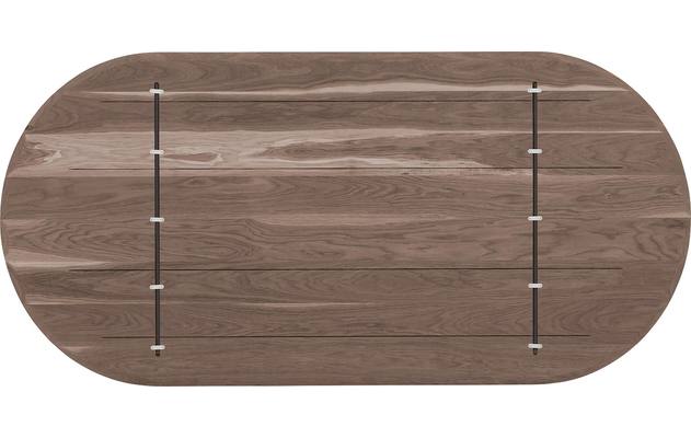 Goossens excellent eettafel uniek donker bruin eiken - 8221305-08