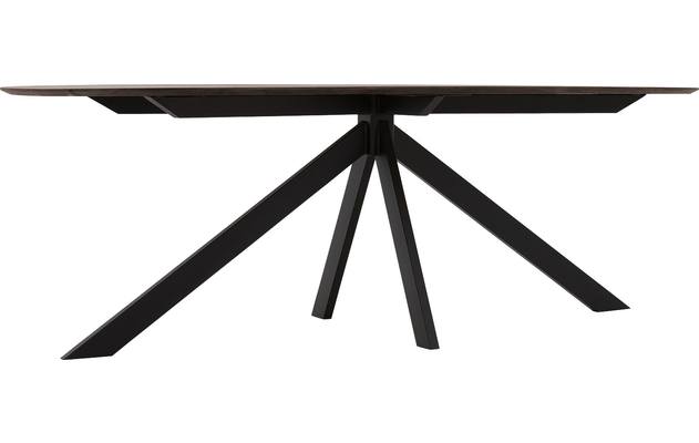 Goossens excellent eettafel uniek donker bruin eiken - 8221306-04
