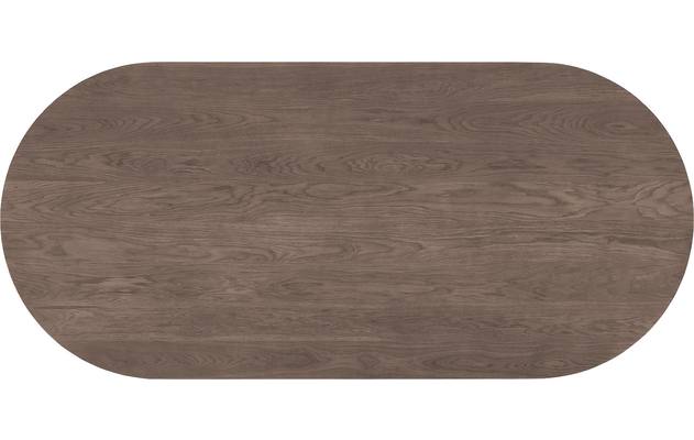 Goossens excellent eettafel uniek donker bruin eiken - 8221306-06