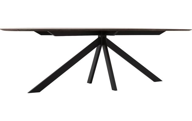 Goossens excellent eettafel uniek donker bruin eiken - 8221307-04