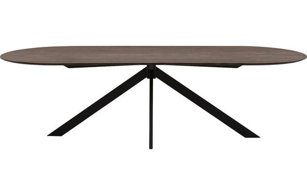 Goossens excellent eettafel uniek donker bruin eiken - 8221308-02