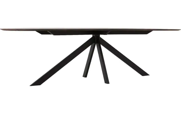 Goossens excellent eettafel uniek donker bruin eiken - 8221308-04