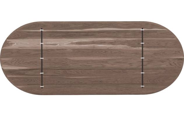 Goossens excellent eettafel uniek donker bruin eiken - 8221308-08