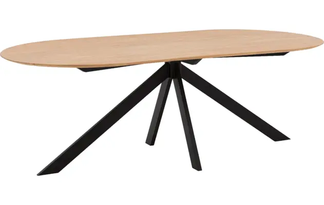 Goossens excellent eettafel uniek blank eiken - 8221320-01