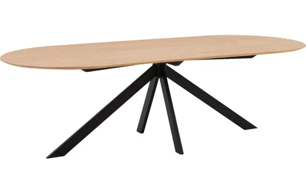 Goossens excellent eettafel uniek blank eiken - 8221321-01