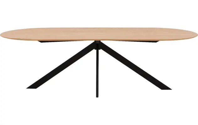 Goossens excellent eettafel uniek blank eiken - 8221321-02