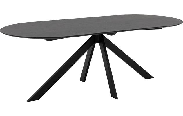 Goossens excellent eettafel uniek zwart eiken - 8221325-01