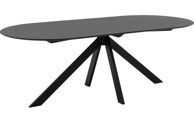 Goossens excellent eettafel uniek zwart eiken - 8221325-01