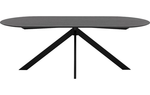 Goossens excellent eettafel uniek zwart eiken - 8221325-02