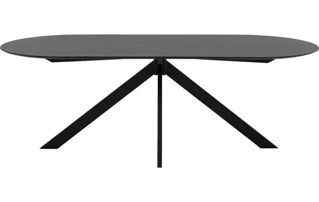 Goossens excellent eettafel uniek zwart eiken - 8221325-02