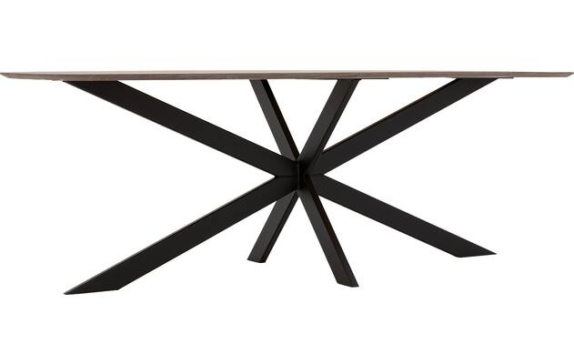 Goossens excellent eettafel uniek donker bruin eiken - 8221345-04