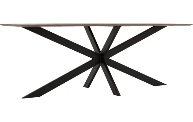 Goossens excellent eettafel uniek donker bruin eiken - 8221345-04