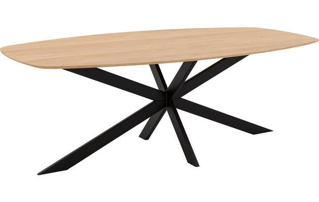 Goossens excellent eettafel uniek blank eiken - 8221375-01
