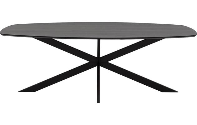 Goossens excellent eettafel uniek zwart eiken - 8221385-02