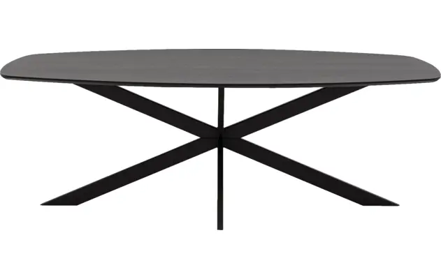 Goossens excellent eettafel uniek zwart eiken - 8221385-02