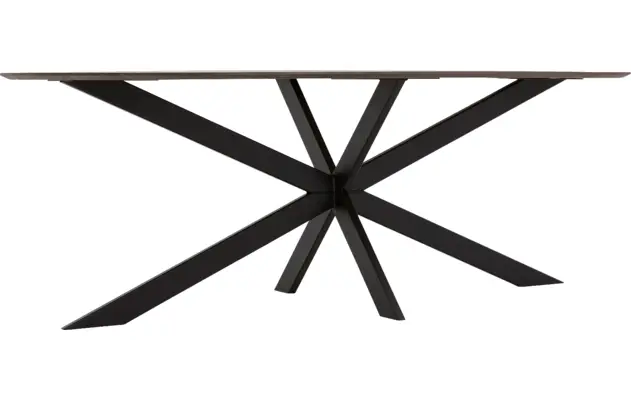Goossens excellent eettafel uniek donker bruin eiken - 8221410-04