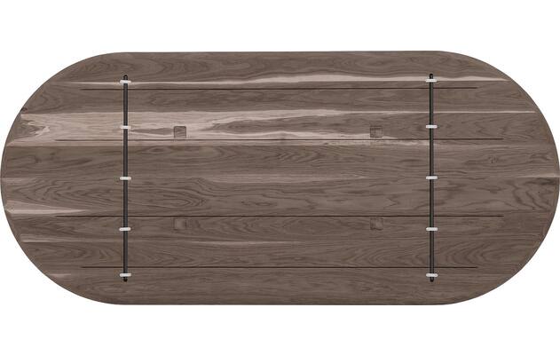 Goossens excellent eettafel uniek donker bruin eiken - 8221410-08