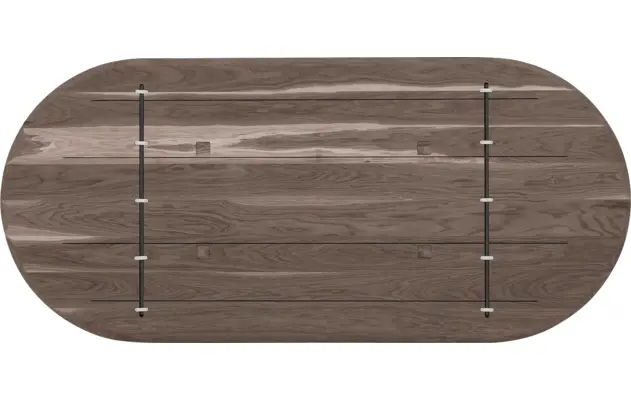 Goossens excellent eettafel uniek donker bruin eiken - 8221410-08
