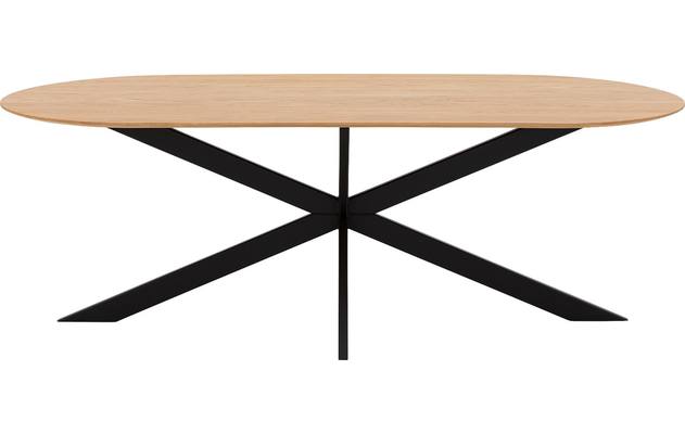 Goossens excellent eettafel uniek blank eiken - 8221440-02