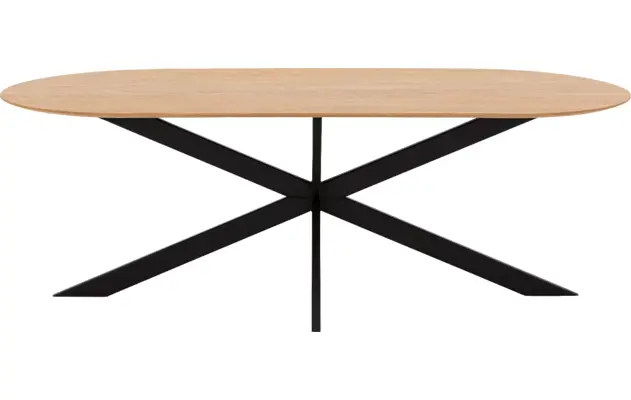 Goossens excellent eettafel uniek blank eiken - 8221440-02