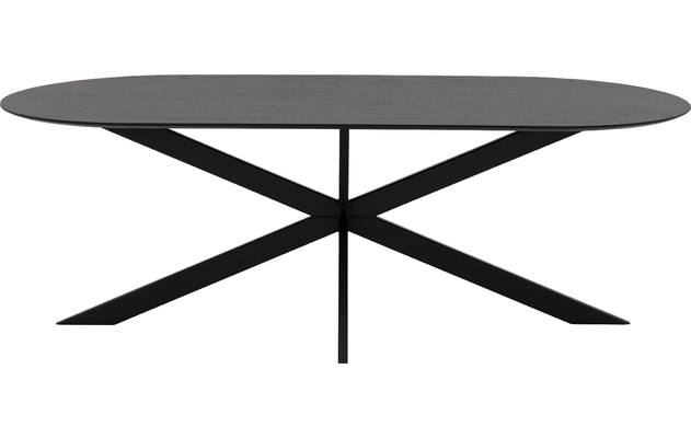 Goossens excellent eettafel uniek zwart eiken - 8221450-02