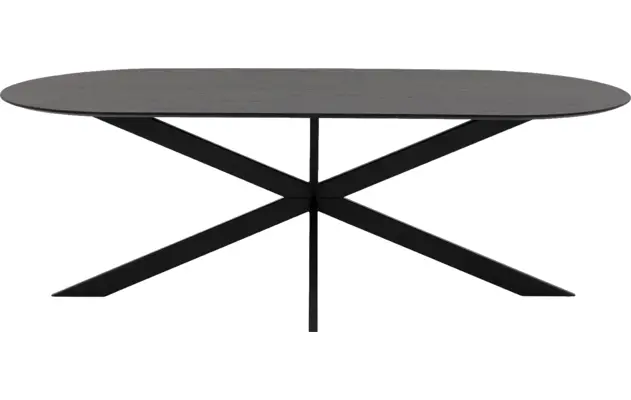 Goossens excellent eettafel uniek zwart eiken - 8221450-02