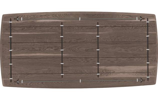 Goossens excellent eettafel uniek donker bruin eiken - 8221469-08