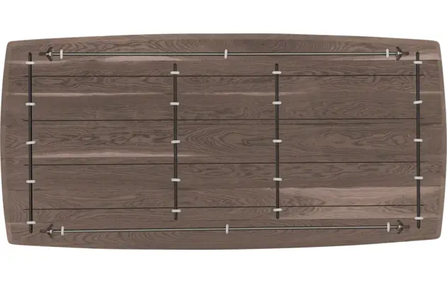 Goossens excellent eettafel uniek donker bruin eiken - 8221469-08