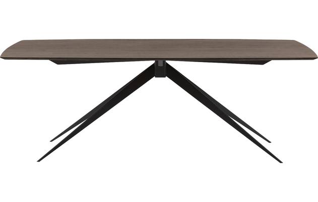 Goossens excellent eettafel uniek donker bruin eiken - 8221470-02