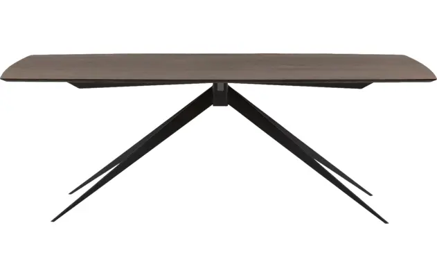 Goossens excellent eettafel uniek donker bruin eiken - 8221470-02