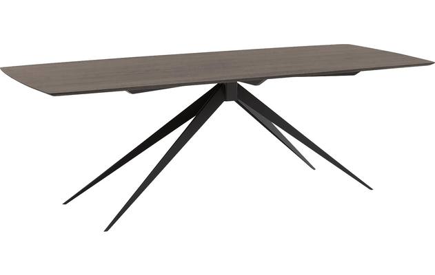 Goossens excellent eettafel uniek donker bruin eiken - 8221471-01