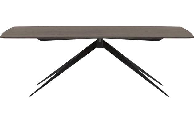 Goossens excellent eettafel uniek donker bruin eiken - 8221471-02