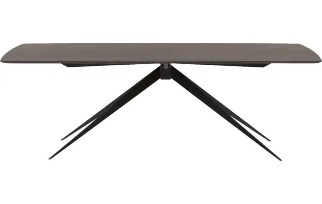 Goossens excellent eettafel uniek donker bruin eiken - 8221471-02