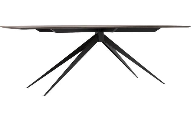 Goossens excellent eettafel uniek donker bruin eiken - 8221471-04
