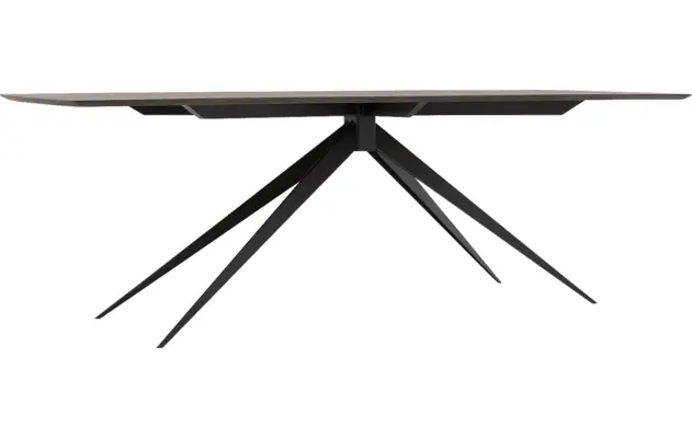 Goossens excellent eettafel uniek donker bruin eiken - 8221471-04