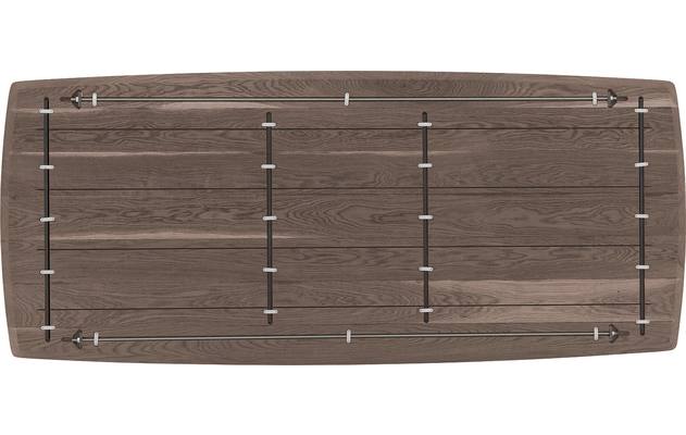 Goossens excellent eettafel uniek donker bruin eiken - 8221471-08