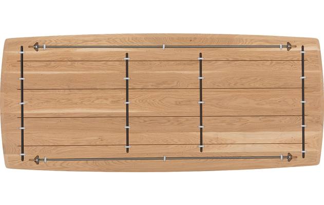 Goossens excellent eettafel uniek blank eiken - 8221500-09